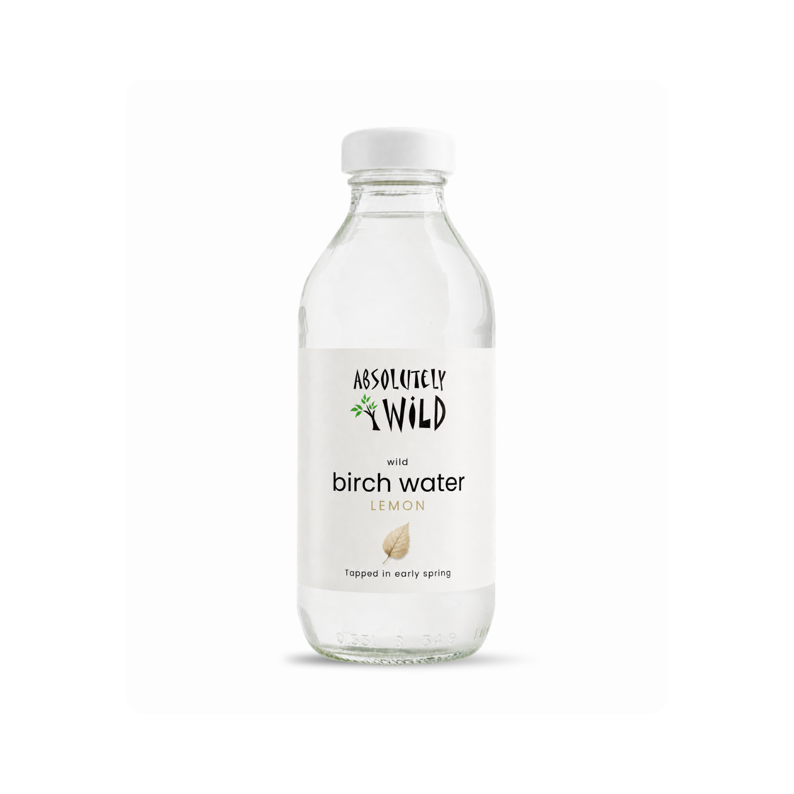 Organic birch water with Lemon juice